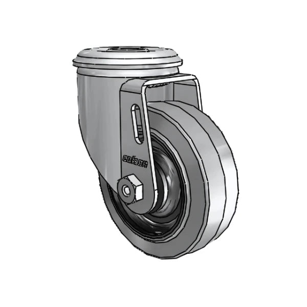 Colson Casters 3.5" x 1.25" Conductive Performa Caster with 1/2" Hollow Rivet - SKU: 2.03250.445 COND | Static Control Caster for Industrial & Electronics Applications colson-header