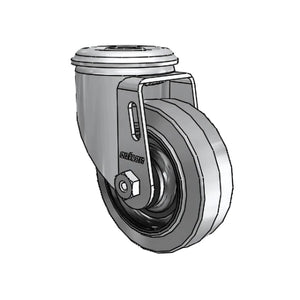 Colson Casters 3.5" x 1.25" Conductive Performa Caster with 1/2" Hollow Rivet - SKU: 2.03250.445 COND | Static Control Caster for Industrial & Electronics Applications colson-header