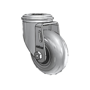 Colson Casters 3.5" x 1.3125" Conductive Performa Caster with 1/2" Hollow Rivet - SKU: 2.03250.565 COND | Durable, Static-Control Caster for Industrial Applications colson-header