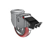 Colson Casters 3.5" x 1.25" HI-TECH Ball Bearing Caster with Total Lock & 1/2" Hollow Rivet - SKU: 2.03250.95 BRK5 | Durable, Smooth Maneuverability for Industrial & Commercial Use colson-header
