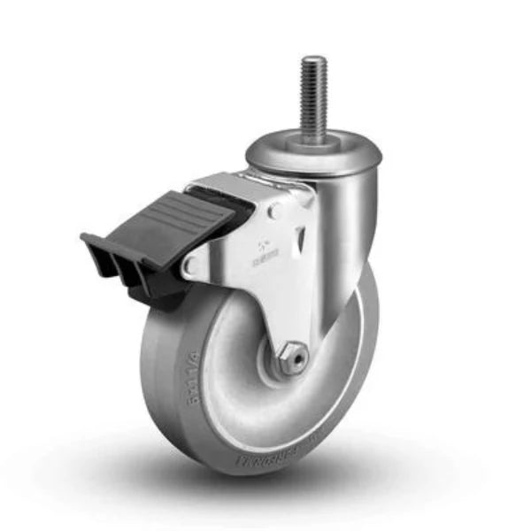 Colson Casters 3.5" x 1.25" Total Lock Caster with 1/2" Thread, Performa BB Wheel & Precision Ball Bearing - SKU: 2.03254.445 MTG53 BRK5 | Heavy Duty, Secure, Durable Mobility Solution colson-header1