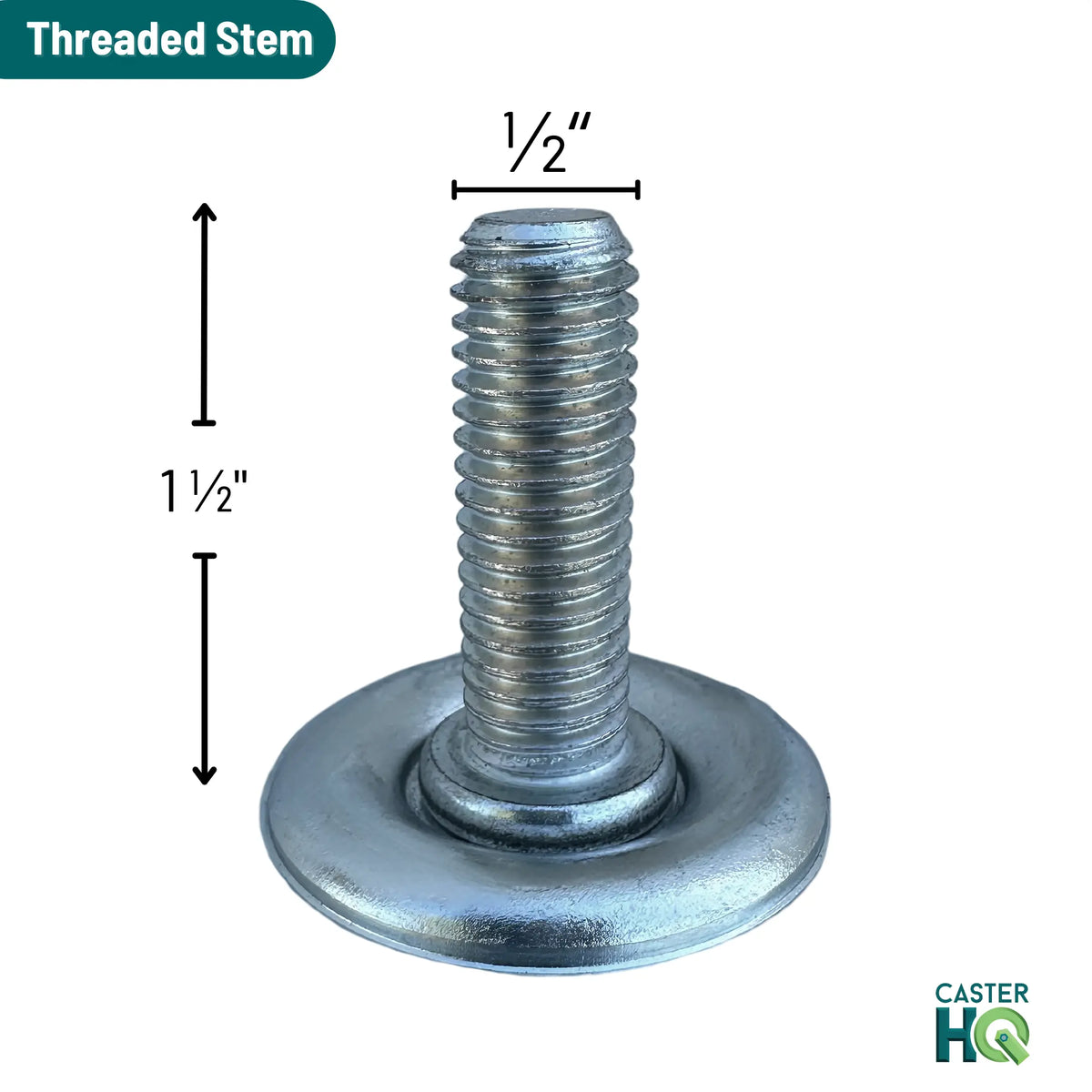 Colson Casters 3.5" x 1.25" Total Lock with 1/2" Thread Stem, Poly HI-TECH BB Wheel, Precision Ball Bearing - SKU: 2.03254.95 MTG53 BRK5 | Heavy-Duty, Durable Caster for Industrial and Medical Applications -  | CasterHQ