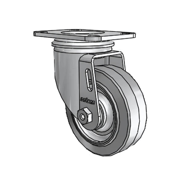 3.5" Performa Delrin Bearing Swivel Caster | 250 lb Capacity | 2.5"x3.625" Top Plate | SKU 2.03256.441 CasterHQ