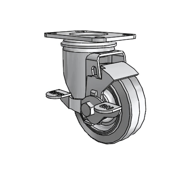 3.5" Performa Delrin Bearing Swivel Caster with Side-Lock and 250 lb Capacity CasterHQ