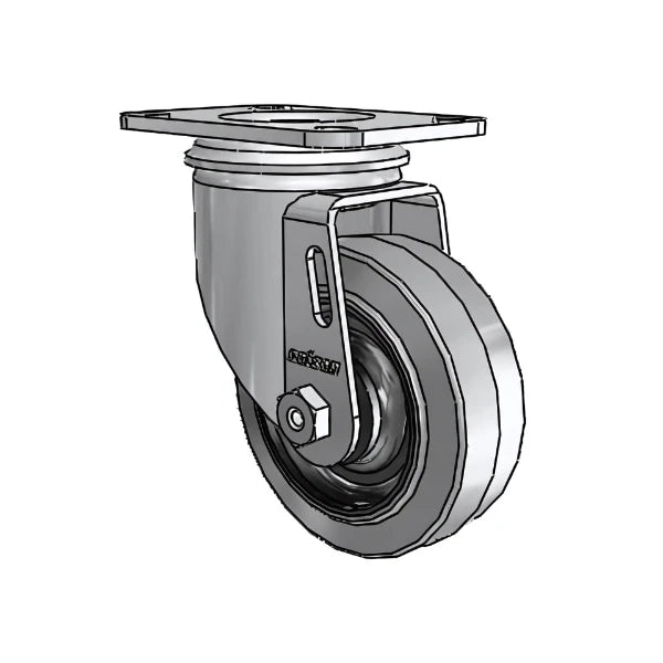3.5" Conductive Performa Swivel Caster | 225lb Capacity | 2.5"x3.625" Top Plate CasterHQ