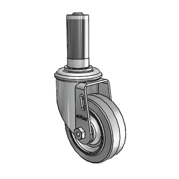 Colson Casters 3.5" x 1.25" Performa Delrin Bearing Caster with Expanding Adapter for 1-1/8" to 1-3/16" Round Tubing - SKU: 2.03267.441 MTG43 | Industrial, Durable, Smooth Mobility Solutions colson-header