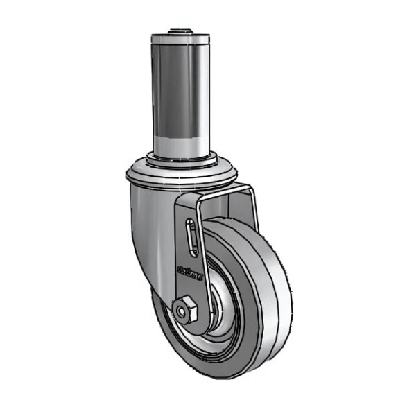 Colson Casters 3.5" x 1.25" Performa Delrin Bearing Caster with Expanding Adapter (1-1/4" to 1-5/16" Inside Dia. Round Tubing) - SKU: 2.03267.441 MTG44 | Industrial & Medical Mobility Solutions colson-header