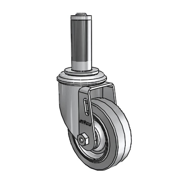 Colson Casters 3.5" x 1.25" Performa Delrin Bearing Caster with Expanding Adapter for Square Tubing (1" to 1-1/16" Inside Dia.) - SKU: 2.03267.441 MTG52 | High-Performance Industrial Mobility Solution colson-header