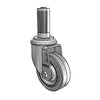 3.5" x 1.25" Performa Delrin Bearing Caster with Expanding Adapter for Square Tubing (1-1/8" to 1-3/16" Inside Dia.) - Heavy-Duty Industrial Caster for Equipment and Machinery - Model 2.03267.441 MTG53 colson-header