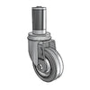 3.5" x 1.25" Performa Delrin Bearing Caster with Expanding Adapter for 1-3/8" to 1-7/16" Square Tubing - Durable, Heavy-Duty Caster for Equipment and Industrial Use (Model: 2.03267.441 MTG55) colson-header