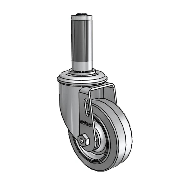 Colson Casters 3.5" x 1.25" Performa Ball Bearing Caster with Expanding Adapter (1" to 1-1/16" Inside Dia. Round Tubing) - SKU: 2.03267.445 MTG42 - Heavy Duty Industrial Mobility Solution colson-header