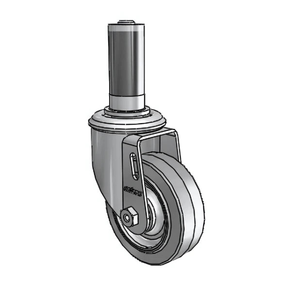 3.5" x 1.25" Performa Ball Bearing Caster with Expanding Adapter (1-1/8" to 1-3/16" Dia) - Heavy-Duty, Durable, Easy Installation for Industrial and Commercial Use - Model 2.03267.445 MTG43 colson-header
