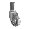 3.5" x 1.25" Performa Ball Bearing Caster with Expanding Adapter for 1-1/4" to 1-5/16" Inside Dia. Square Tubing - MTG54 - Durable, Low-Friction Industrial Caster for Medium-Duty Use colson-header