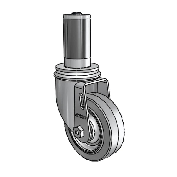 Colson Casters 3.5" x 1.25" Performa Ball Bearing Caster with Expanding Adapter (MTG55) - SKU: 2.03267.445 MTG55 for Industrial, Commercial, and Medical Applications colson-header