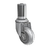3.5" x 1.3125" Performa Delrin Bearing Caster with Expanding Adapter for 1-1/2" to 1-9/16" Round Tubing - Model 2.03267.561 MTG46, Heavy-Duty Industrial Use colson-header