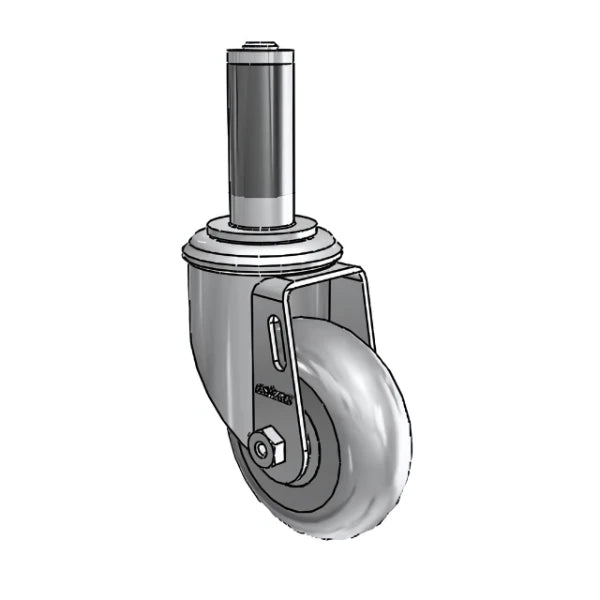 Colson Casters 3.5" x 1.3125" Performa Ball Bearing Caster with Square Tubing Expanding Adapter (MTG52) - SKU: 2.03267.565 MTG52 | High-Performance, Durable Caster for Industrial & Medical Applications colson-header