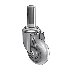 Colson Casters 3.5" x 1.3125" Performa Ball Bearing Caster with Square Tubing Expanding Adapter (MTG52) - SKU: 2.03267.565 MTG52 | High-Performance, Durable Caster for Industrial & Medical Applications colson-header
