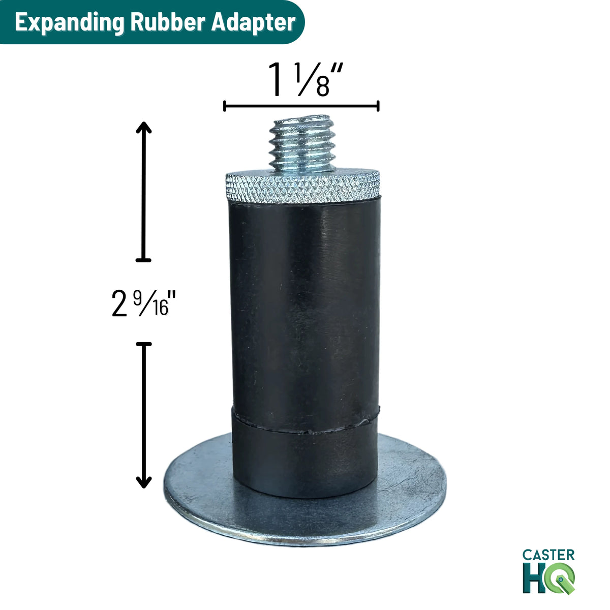 Colson Casters 3.5" x 1.25" HI-TECH Ball Bearing Caster with Expanding Adapter for Square Tubing (1-1/8" to 1-3/16" Inside Dia.) – SKU: 2.03267.95 MTG53 | Durable, Smooth Maneuverability for Industrial & Commercial Use colson-header