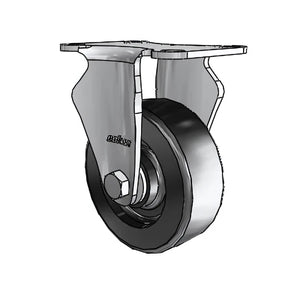 Colson 2.03408.544 3.5" x 1.25" Polyolefin Rigid Stainless Caster
