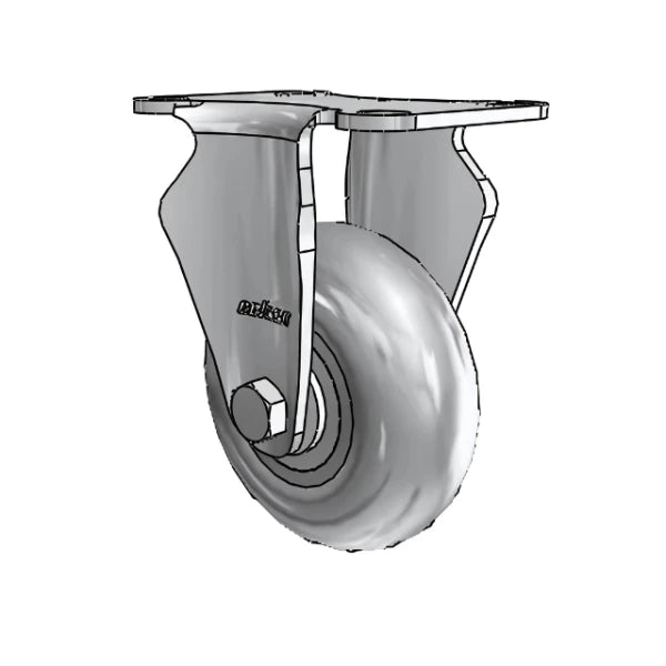 3.5" x 1.3125" Stainless Performa Delrin Bearing Rigid Caster - Durable High-Performance Caster with 2.5" x 3.625" Plate for Industrial Applications - Model 2.03408.564 colson-header1