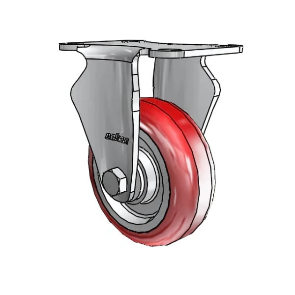 Colson Casters | Stainless 3.5" x 1.25" HI-TECH Delrin Bearing Rigid Caster - 2.5" x 3.625" Plate - SKU: 2.03408.944 | Heavy-Duty Mobility Solution for Industrial and Medical Applications colson-header