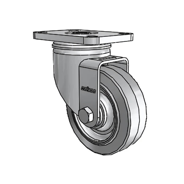 3.5" x 1.25" Stainless Performa Delrin Bearing Caster with 2.5" x 3.625" Plate - Durable and Reliable Mobility Solution for Industrial and Commercial Applications | Model 2.03456.444 colson-header1