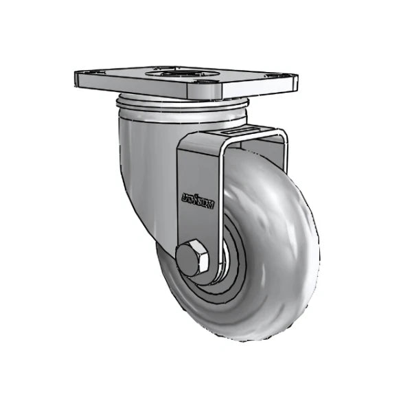 Colson Casters Stainless 3.5" x 1.3125" Performa Delrin Bearing Caster - 210 lbs Capacity, Durable Design with 2.5" x 3.625" Plate for Industrial & Medical Use (2.03456.564) colson-header