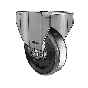 Colson 2.04208.53 4" x 1.25" Polyolefin Rigid Stainless Caster – CasterHQ