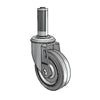4" x 1.25" Performa Delrin Bearing Caster with Expanding Adapter for 1" to 1-1/16" Round Tubing - Durable Non-Swiveling Rigid Caster for Industrial & Commercial Use - Model 2.04267.441 MTG42 colson-header