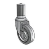 High-Performance 4" Performa Delrin Bearing Caster with Expanding Adapter for Round Tubing (MTG47) colson-header
