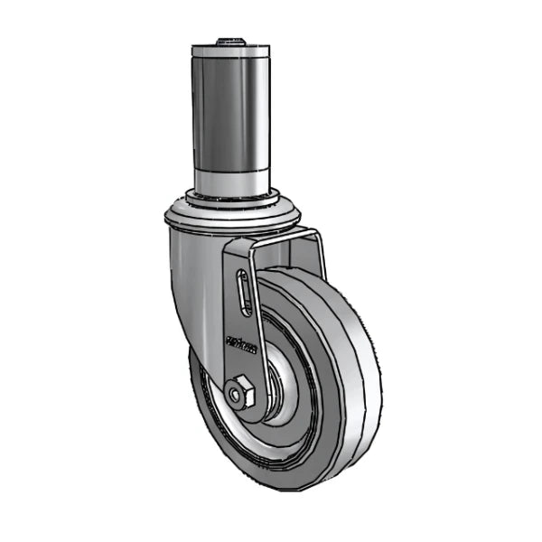 Colson Casters 4" x 1.25" Performa Ball Bearing Caster with Expanding Adapter (MTG45) for 1-3/8" to 1-7/16" Round Tubing – SKU: 2.04267.445 MTG45 – Durable & High-Performance Industrial Caster for Heavy-Duty Use colson-header