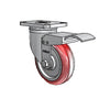 Colson Casters 4" x 1.25" HI-TECH Delrin Bearing Caster with Total Lock - Stainless Steel, 2.5" x 3.625" Plate - SKU: 2.04456.944 BRK4 colson-header