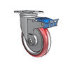 5" x 1.25" Stainless Steel HI-TECH Delrin Bearing Direction Lock Caster with 2.5" x 3.625" Plate - Durable and Versatile Mobility Solution for Light to Medium-Duty Applications - 2.05156.91 colson-header