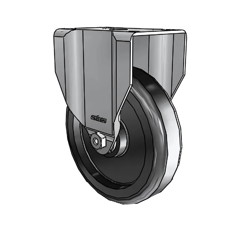 Colson Casters 5" x 1.25" Polyolefin Delrin Bearing Rigid Caster with 2.6875" x 3.625" Plate - SKU: 2.05208.53 | Heavy-Duty Industrial Caster for Medical, Equipment, and Industrial Applications colson-header