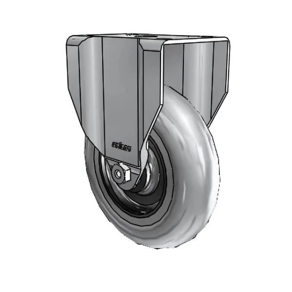 5" x 1.3125" Conductive Performa Rigid Caster with 2.6875" x 3.625" Plate - Durable Solution for Electronics and Sensitive Equipment Handling - 2.05208.565 COND colson-header
