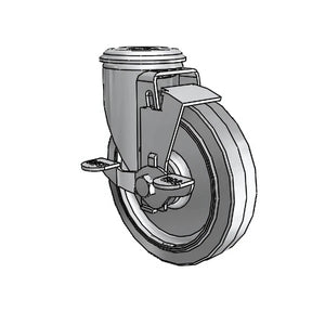 Colson 2.05250.445 BRK1 5" x 1.25" Performa Side Lock Caster