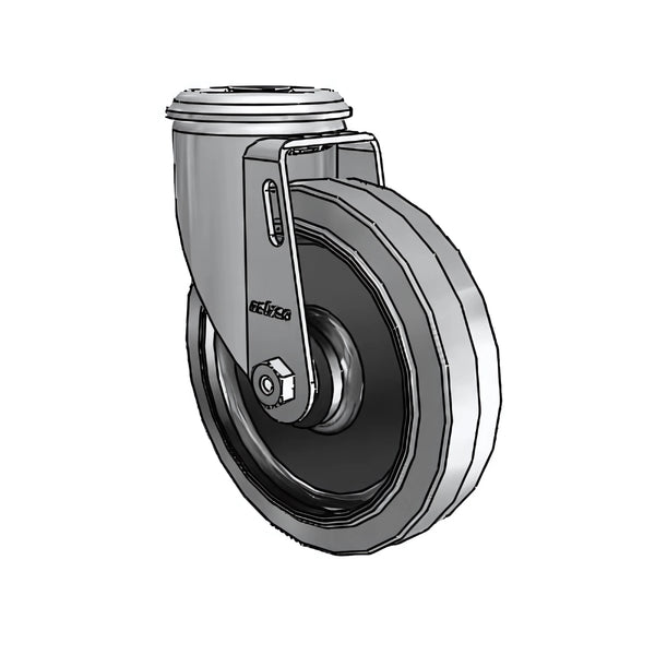 Colson Casters 5" x 1.25" Conductive Performa Caster with 1/2" Hollow Rivet - SKU: 2.05250.445 COND | Static Control Caster for Electronics & Laboratories colson-header