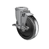 5" x 1.25" Polyolefin Ball Bearing Side-Lock Caster with 1/2" Hollow Rivet – Durable, Smooth Rolling for Industrial & Commercial Use | Model 2.05250.55 BRK1 colson-header1