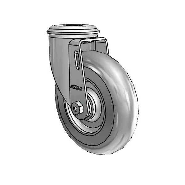 5" x 1.3125" Performa Ball Bearing Caster with 1/2" Hollow Rivet – High-Durability Industrial Caster for Heavy-Duty Applications | Model 2.05250.565 colson-header
