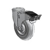 5" x 1.3125" Performa Ball Bearing Caster with Total Lock and 1/2" Hollow Rivet - Heavy Duty Industrial Caster for Machinery and Equipment - Model 2.05250.565 BRK5 colson-header