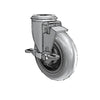 5" x 1.3125" Conductive Performa Side-Lock Caster with 1/2" Hollow Rivet - Durable, High-Performance Caster for Industrial & ESD Applications (Model 2.05250.565 COND BRK1) colson-header