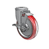 Colson Casters 5" x 1.25" HI-TECH Ball Bearing Top-Lock Caster with 1/2" Hollow Rivet - Durable, Smooth Mobility for Industrial and Medical Use - SKU: 2.05250.95 BRK1 colson-header