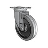 5" x 1.25" Conductive Performa Caster with 2.5" x 3.625" Plate - Durable Static Control Solution for Industrial Carts and Electronic Equipment | 2.05256.445 COND colson-header