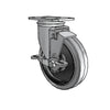 5" x 1.25" Conductive Performa Side-Lock Caster with 2.5" x 3.625" Plate - Heavy-Duty Static Control Solution for Safe Equipment Mobility - 2.05256.445 COND BRK1 colson-header