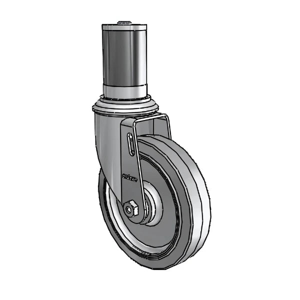 5" x 1.25" Performa Delrin Bearing Caster with Expanding Adapter (MTG47) - Precision Smooth Movement for Light-Duty Industrial & Commercial Use - 2.05267.441 MTG47 colson-header
