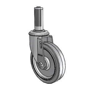 Colson MTG42 5" x 1.25" Performa Caster – 1" to 1-1/16" Stem