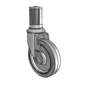 Colson 2.05267.445 5" x 1.25" Performa Caster – 1-5/8" Expanding Stem