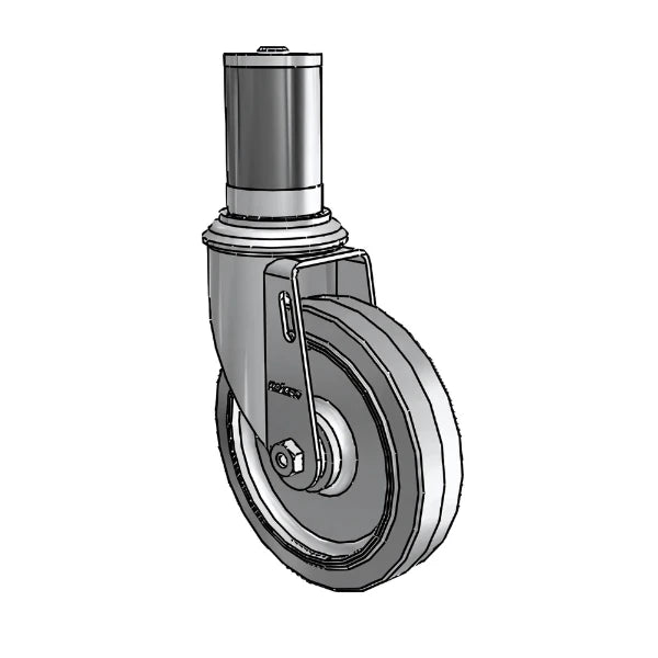 5" x 1.25" Performa Ball Bearing Caster with Expanding Adapter for 1-5/8" to 1-11/16" Inside Dia. Round Tubing - Durable, Smooth Performance for Industrial Use (MTG47) - 2.05267.445 MTG47 colson-header