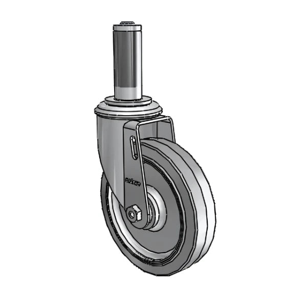 Colson Casters 5" x 1.25" Performa Ball Bearing Caster with Expanding Adapter for 1" to 1-1/16" Square Tubing - Medium Duty, SKU: 2.05267.445 MTG52 colson-header