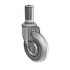 5" x 1.3125" Performa Delrin Bearing Caster with 1-1/4" to 1-5/16" Inside Dia. Round Tubing Expanding Adapter (MTG44) – Heavy Duty, Smooth Rolling, Non-Swiveling Industrial Caster for Commercial Use – Model 2.05267.561 MTG44 colson-header